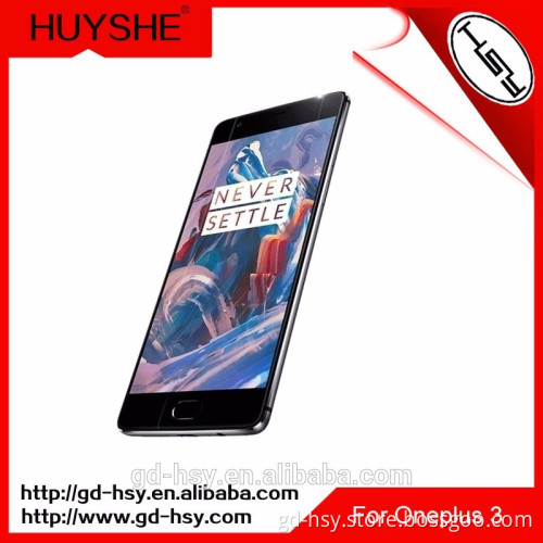 HUYSHE 2.5D full cover tempered glass for oneplus 3 screen protector with black and white colors